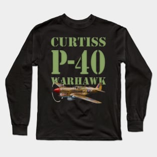 Curtiss P-40 Warhawk Long Sleeve T-Shirt